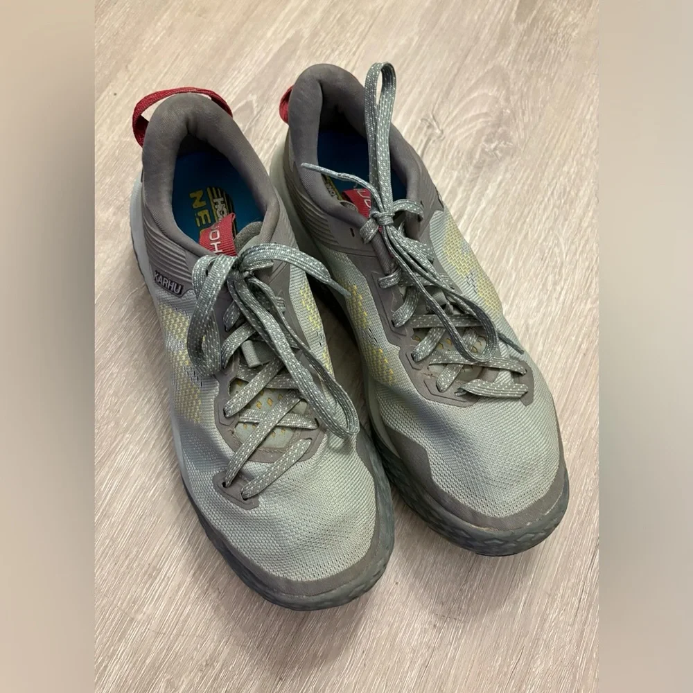 Women’s Size 10 Karhu‎ Ikoni Gray Blue Green Trail Shoes